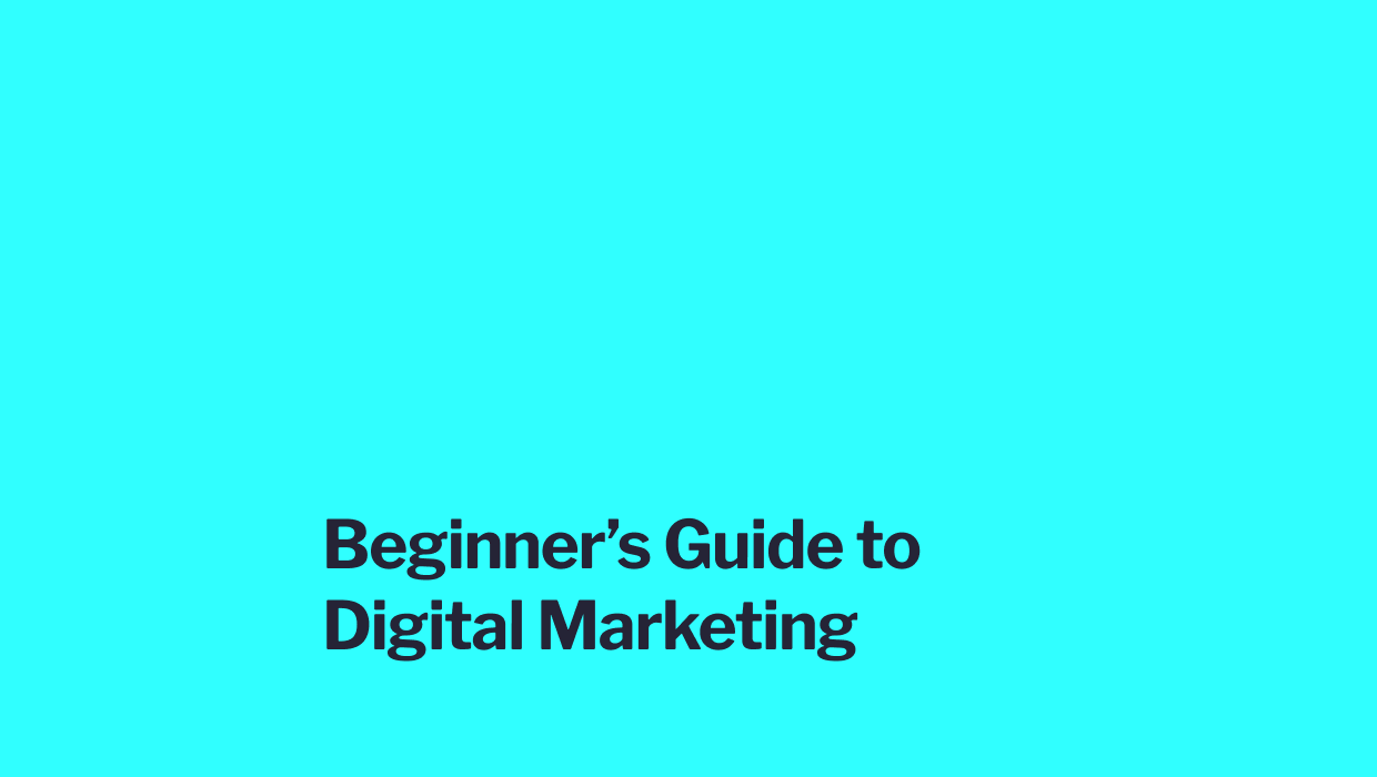Beginner's Guide to Digital Marketing